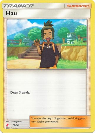 Hau (23/30) [Sun & Moon: Trainer Kit - Lycanroc] | GnG Games