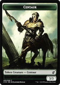 Centaur // Egg Double-sided Token [Commander 2019 Tokens] | GnG Games