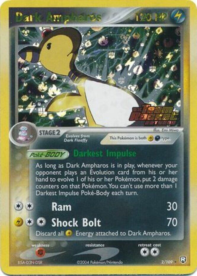 Dark Ampharos (2/109) (Stamped) [EX: Team Rocket Returns] | GnG Games