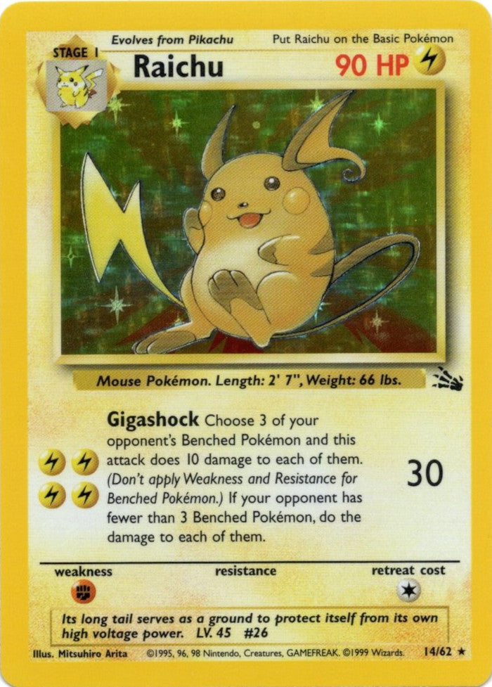 Raichu (14/62) [Fossil Unlimited] | GnG Games