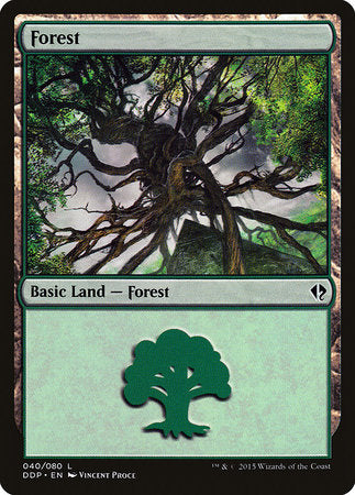 Forest (40) [Duel Decks: Zendikar vs. Eldrazi] | GnG Games