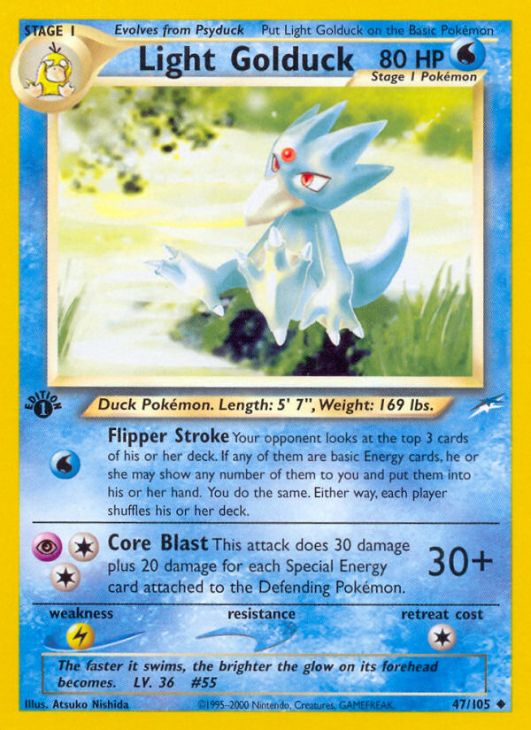 Light Golduck (47/105) [Neo Destiny 1st Edition] | GnG Games