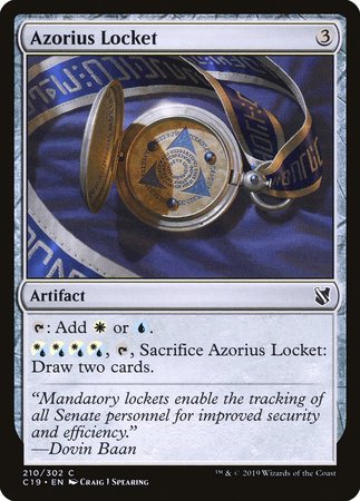 Azorius Locket [Commander 2019] | GnG Games