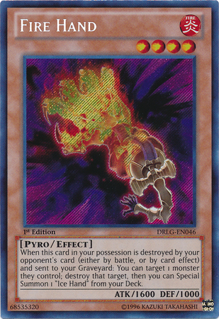 Fire Hand [DRLG-EN046] Secret Rare | GnG Games