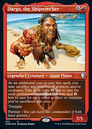 Dargo, the Shipwrecker (Foil Etched) [Commander Legends] | GnG Games