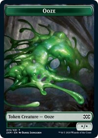 Ooze // Wurm (030) Double-sided Token [Double Masters Tokens] | GnG Games