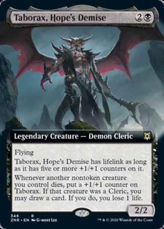 Taborax, Hope's Demise (Extended Art) [Zendikar Rising] | GnG Games