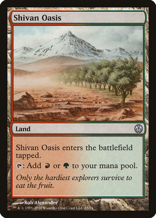 Shivan Oasis [Duel Decks: Phyrexia vs. the Coalition] | GnG Games