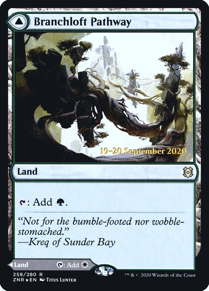 Branchloft Pathway // Boulderloft Pathway  [Zendikar Rising Prerelease Promos] | GnG Games