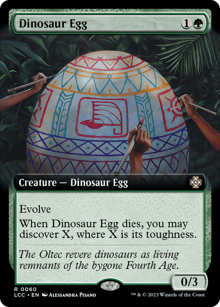 Dinosaur Egg (Extended Art) [The Lost Caverns of Ixalan Commander] | GnG Games