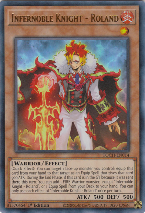 Infernoble Knight - Roland [TOCH-EN014] Ultra Rare | GnG Games