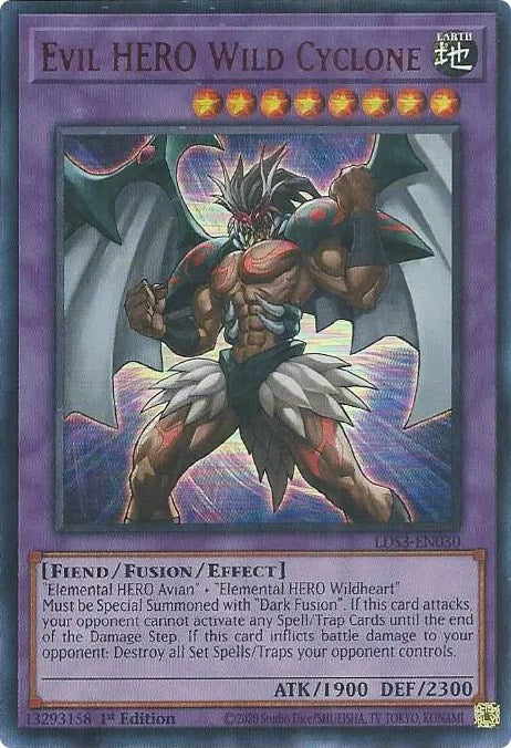 Evil HERO Wild Cyclone (Red) [LDS3-EN030] Ultra Rare | GnG Games