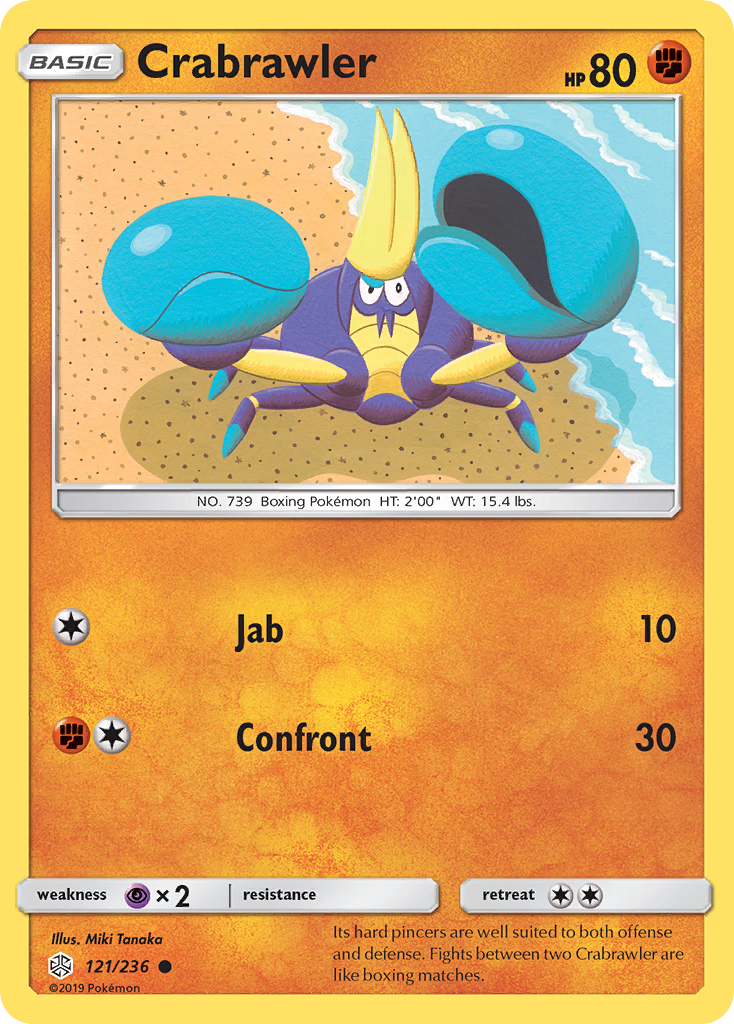 Crabrawler (121/236) [Sun & Moon: Cosmic Eclipse] | GnG Games