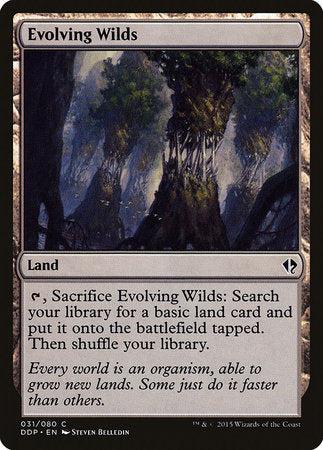 Evolving Wilds [Duel Decks: Zendikar vs. Eldrazi] | GnG Games