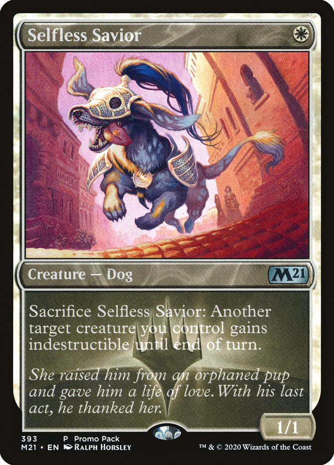 Selfless Savior (Promo Pack) [Core Set 2021 Promos] | GnG Games