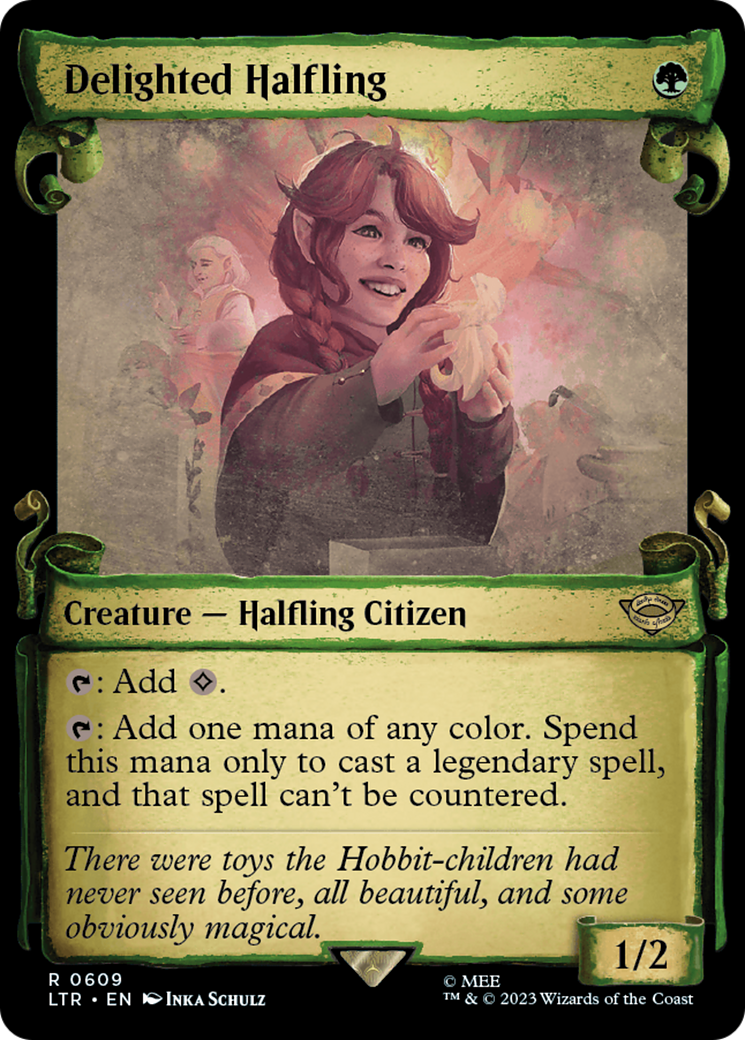 Delighted Halfling [The Lord of the Rings: Tales of Middle-Earth Showcase Scrolls] | GnG Games