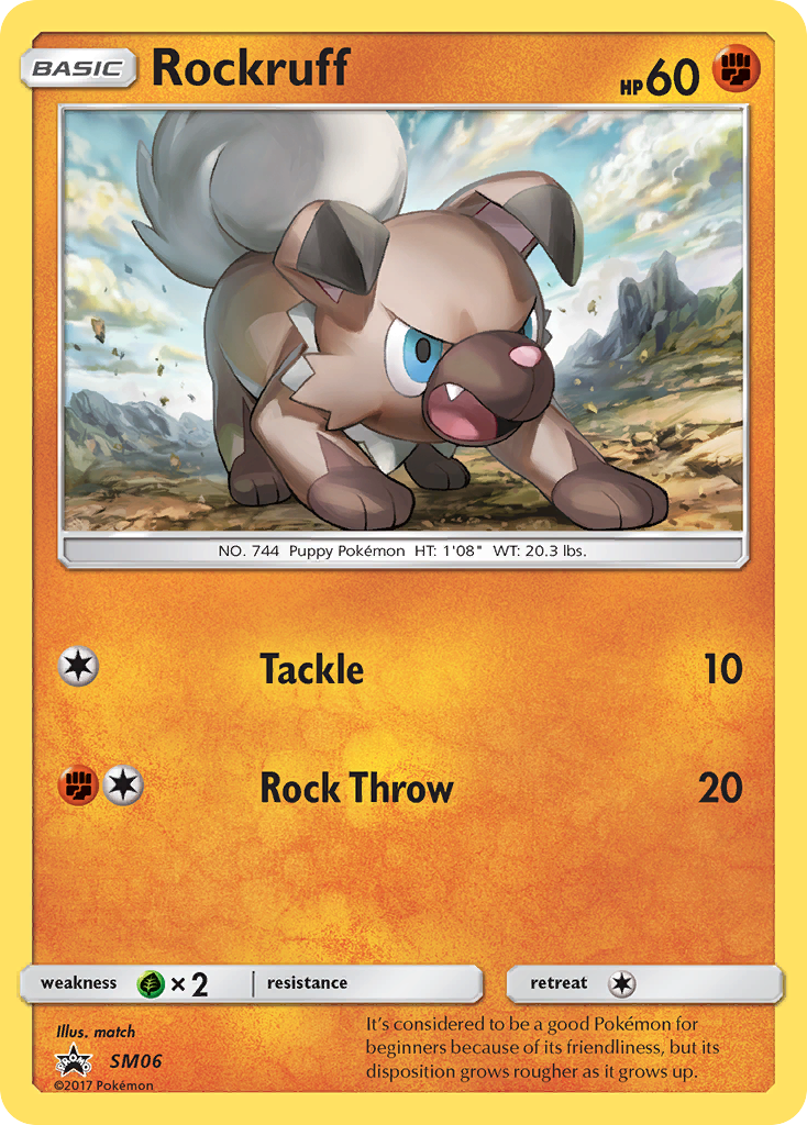 Rockruff (SM06) [Sun & Moon: Black Star Promos] | GnG Games