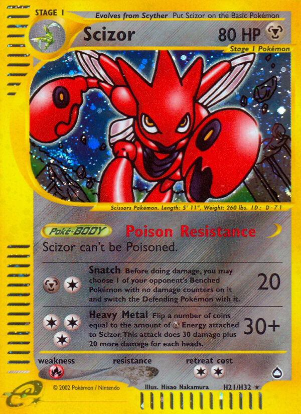 Scizor (H21/H32) [Aquapolis] | GnG Games