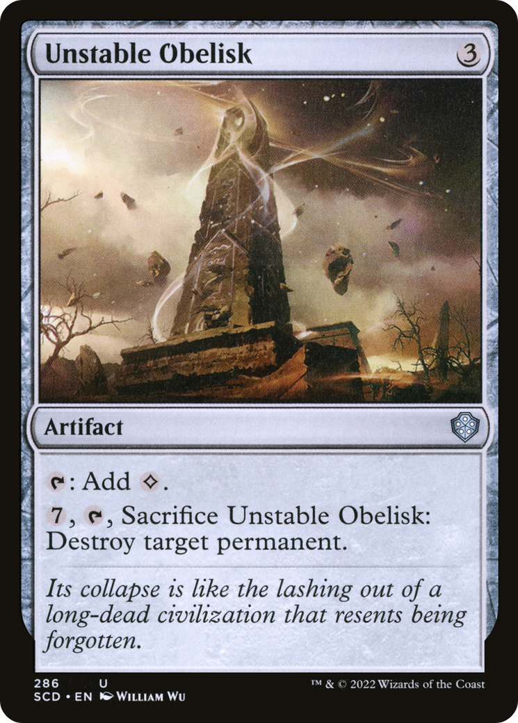 Unstable Obelisk [Starter Commander Decks] | GnG Games