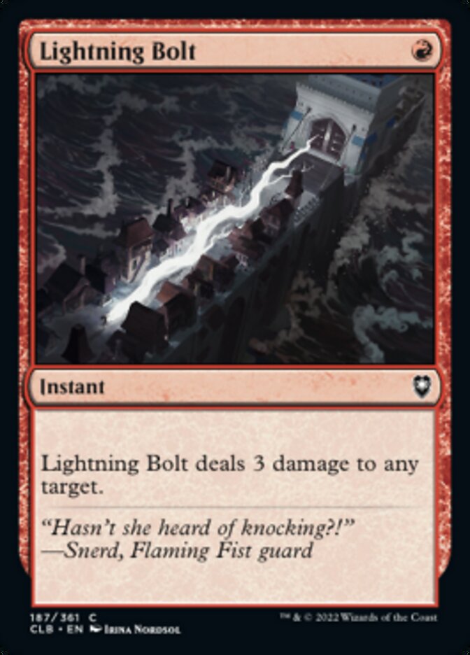 Lightning Bolt [Commander Legends: Battle for Baldur's Gate] | GnG Games