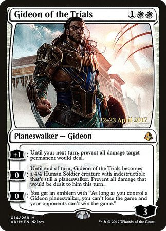 Gideon of the Trials [Amonkhet Promos] | GnG Games