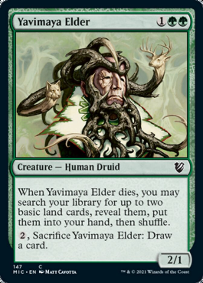 Yavimaya Elder [Innistrad: Midnight Hunt Commander] | GnG Games