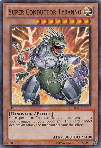 Super Conductor Tyranno [BP01-EN013] Starfoil Rare | GnG Games