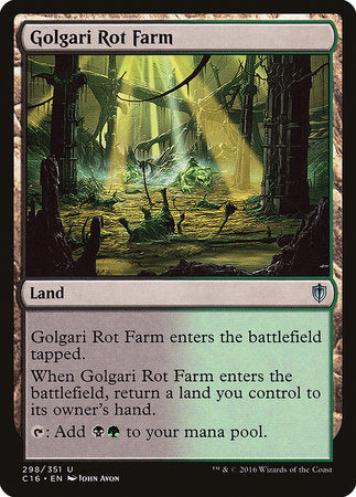 Golgari Rot Farm [Commander 2016] | GnG Games