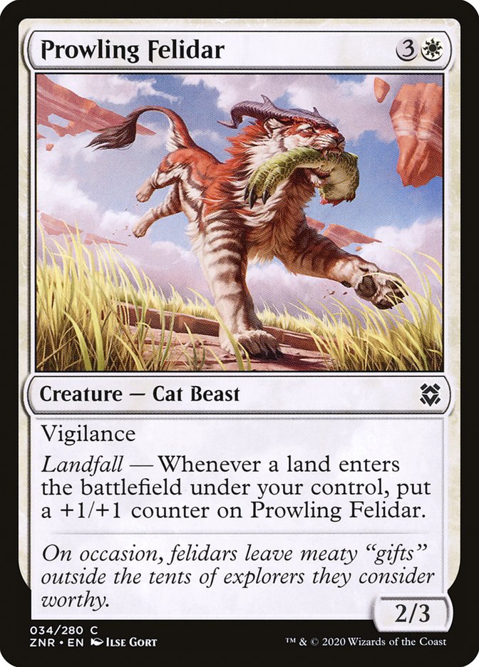 Prowling Felidar [Zendikar Rising] | GnG Games