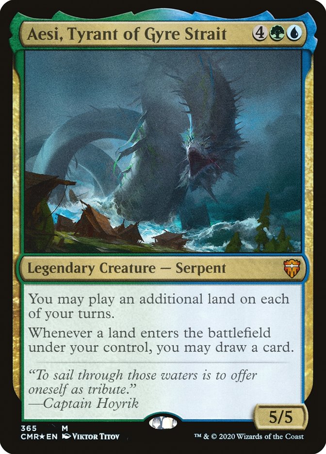 Aesi, Tyrant of Gyre Strait [Commander Legends Commander Deck] | GnG Games