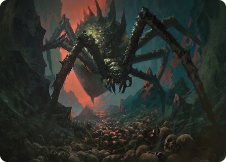 Shelob, Child of Ungoliant Art Card [The Lord of the Rings: Tales of Middle-earth Art Series] | GnG Games