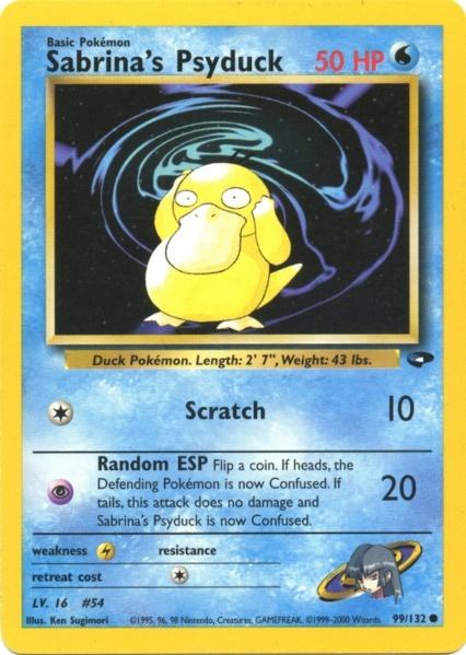 Sabrina's Psyduck (99/132) [Gym Challenge Unlimited] | GnG Games