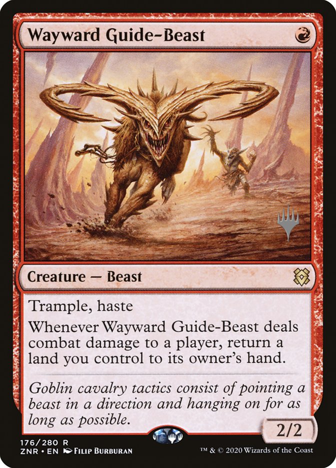 Wayward Guide-Beast (Promo Pack) [Zendikar Rising Promos] | GnG Games