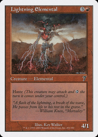 Lightning Elemental [Seventh Edition] | GnG Games