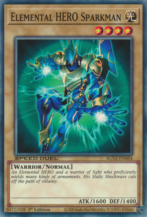 Elemental HERO Sparkman [SGX2-ENA04] Common | GnG Games