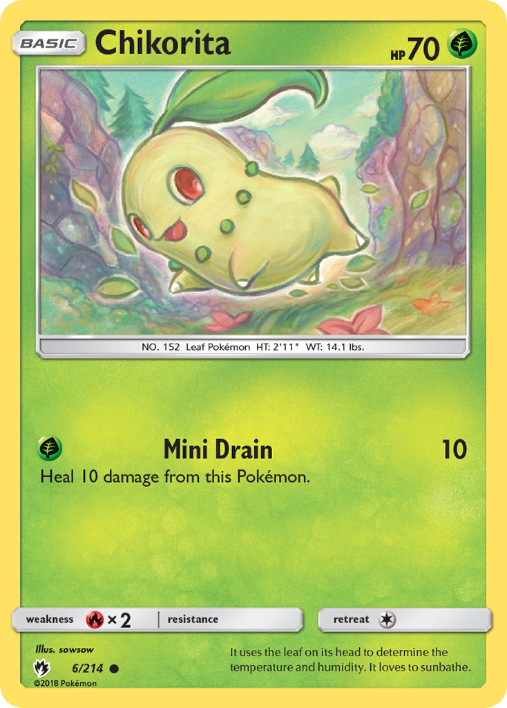 Chikorita (6/214) [Sun & Moon: Lost Thunder] | GnG Games