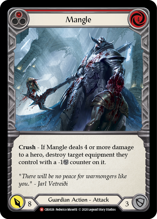 Mangle [CRU026] 1st Edition Rainbow Foil | GnG Games