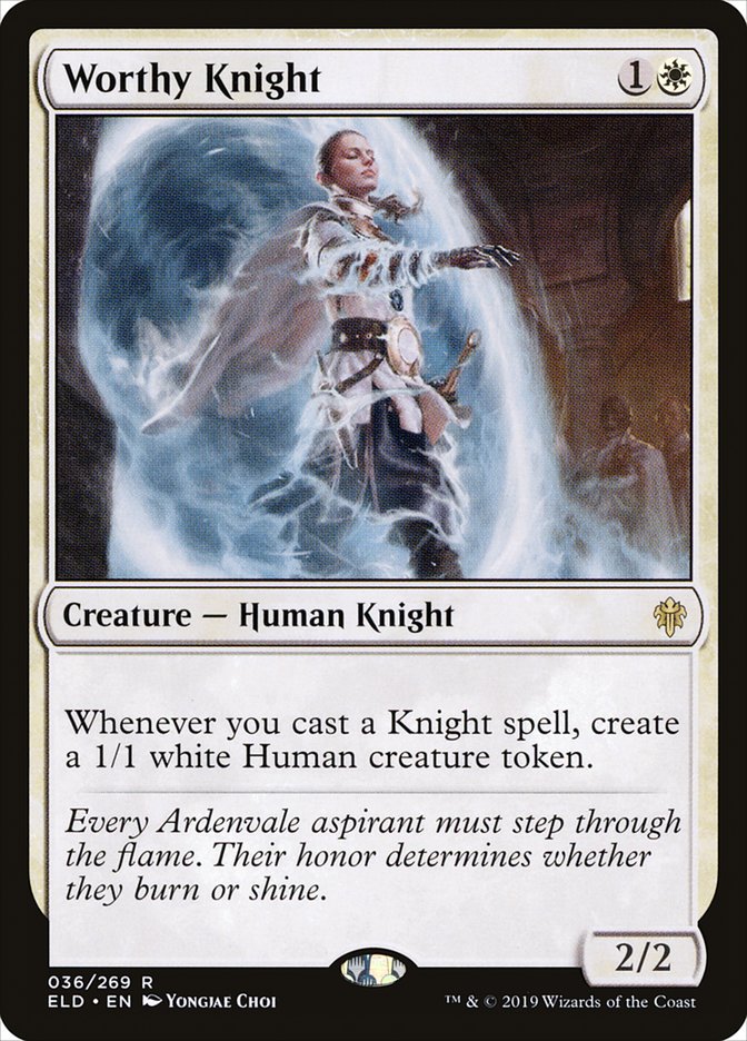 Worthy Knight [Throne of Eldraine] | GnG Games