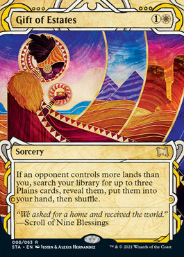 Gift of Estates (Etched Foil) [Strixhaven Mystical Archive] | GnG Games