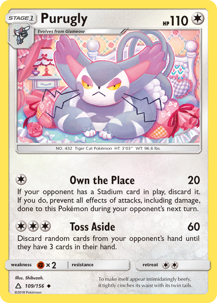 Purugly (109/156) [Sun & Moon: Ultra Prism] | GnG Games