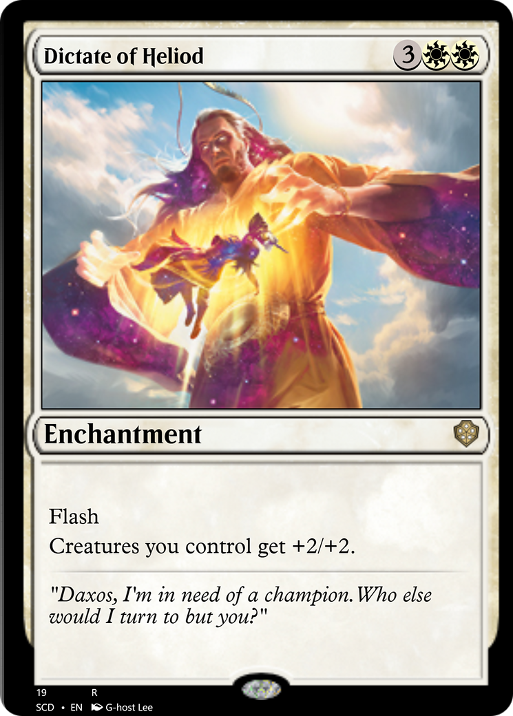 Dictate of Heliod [Starter Commander Decks] | GnG Games