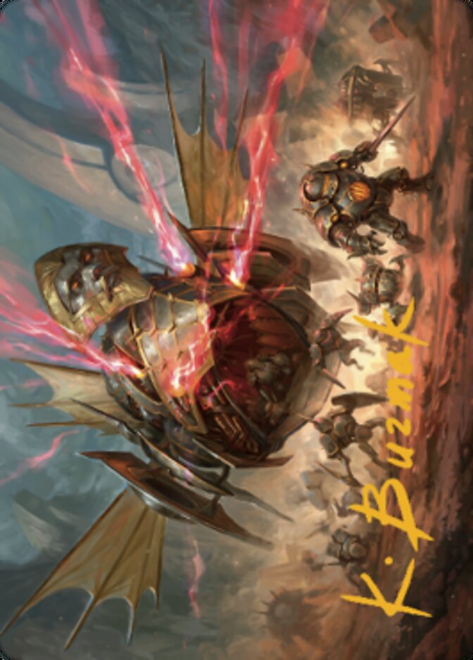 Liberator, Urza's Battlethopter Art Card (Gold-Stamped Signature) [The Brothers' War Art Series] | GnG Games