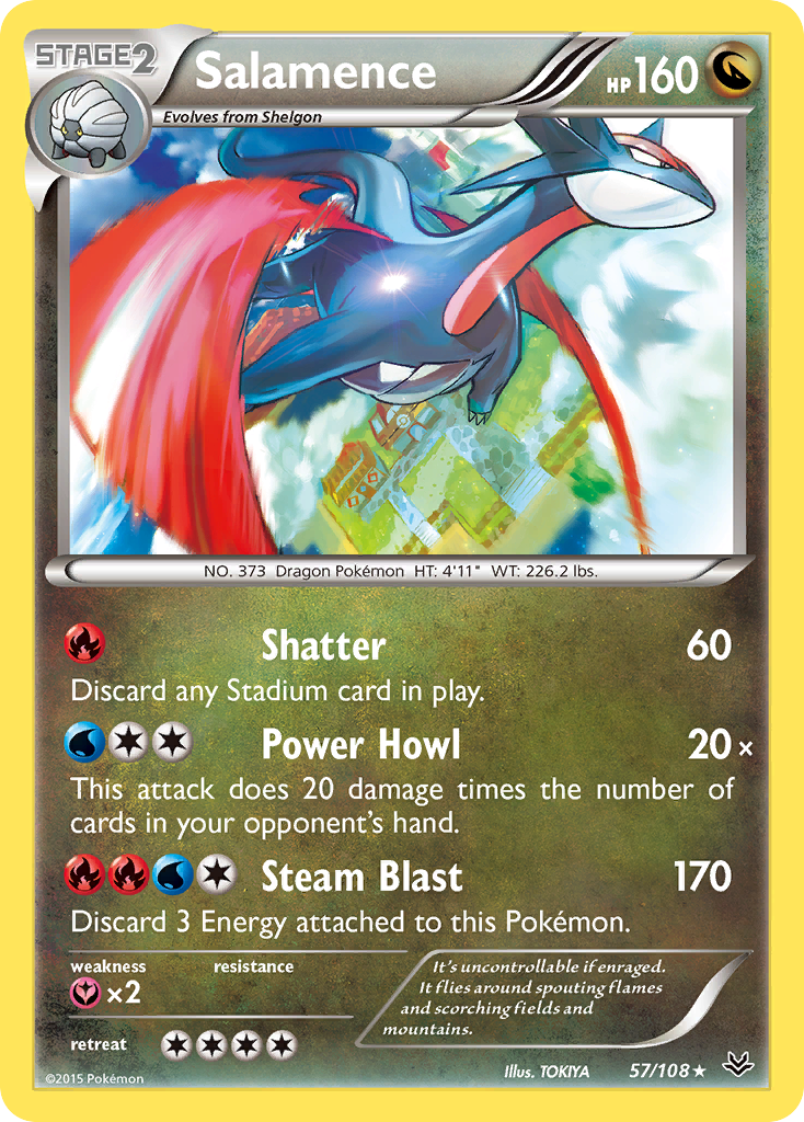 Salamence (57/108) [XY: Roaring Skies] | GnG Games