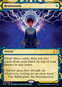 Brainstorm (Etched Foil) [Strixhaven Mystical Archive] | GnG Games