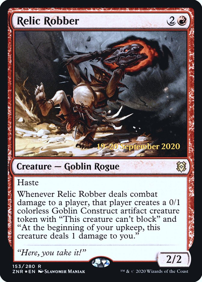 Relic Robber  [Zendikar Rising Prerelease Promos] | GnG Games