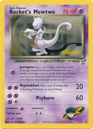 Rocket's Mewtwo (8) (Jumbo Card) [Best of Promos] | GnG Games