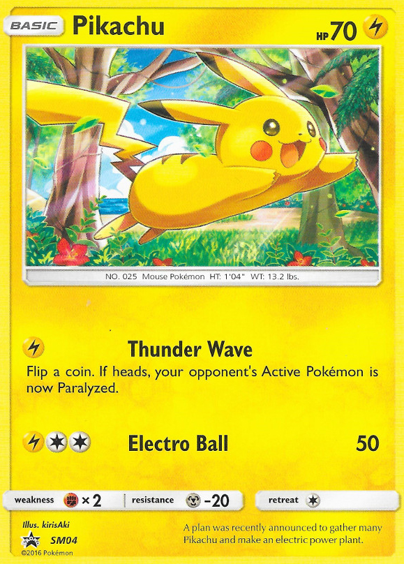 Pikachu (SM04) [Sun & Moon: Black Star Promos] | GnG Games