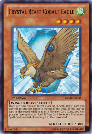 Crystal Beast Cobalt Eagle [RYMP-EN045] Super Rare | GnG Games