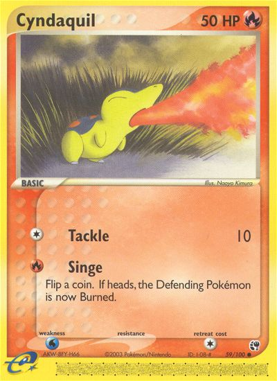 Cyndaquil (59/100) [EX: Sandstorm] | GnG Games