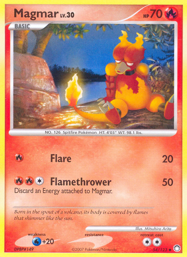 Magmar (54/123) [Diamond & Pearl: Mysterious Treasures] | GnG Games